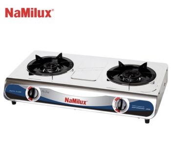 Bếp gas đôi Namilux mặt inox