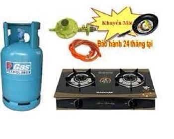 Bộ bếp gas đôi kính Cao cấp