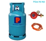 Bộ bình gas Petrolimex 12kg ( van đồng hồ )