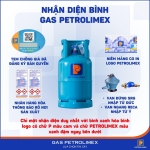 Bình Gas Petrolimex 12kg Van Ngang