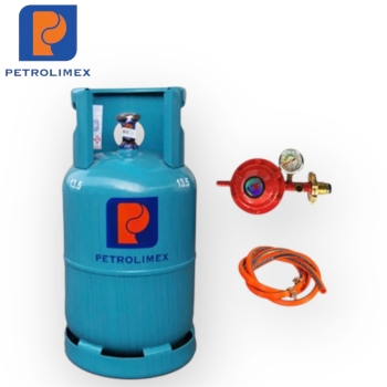Bộ bình gas Petrolimex 12kg ( van đồng hồ )